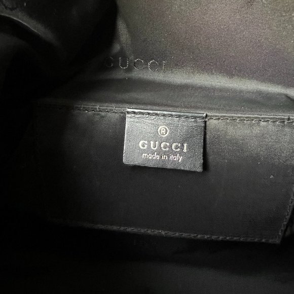 Authentic Gucci Shoulder Bag, Nylon + Leather, Vintage 90s / Y2K, Baguette Style - Picture 6 of 10